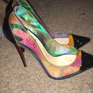 Christian Louboutin disco PVC Heels